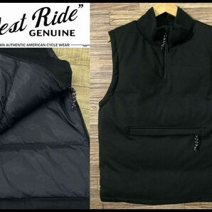 ◆ 希少 XXL 美品 WESTRIDE ウエストライド INNER WIND-STOPPER VEST HALF ZIP インナー ウィンドストッパー ダウン ベスト ハーフ ジップの画像1