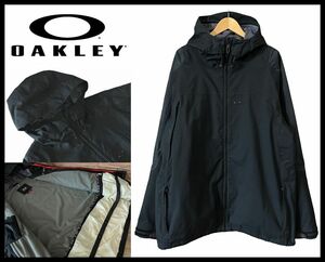 送料無料 希少 XXL ビッグサイズ 古着屋購入 00s OAKLEY オークリー 411100 tech mountain parka Y2K マウンテン パーカー ジャケット 黒