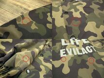 ◆ XL 希少 EVILACT イーブルアクト Reflective O.W.L. Coach Jacket Camo カモフラ 迷彩柄 リフレクター ロゴ ナイロン コーチ ジャケット_画像8