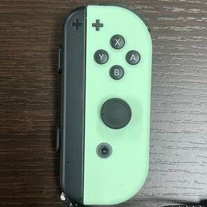 #13464 Nintendo Switch コントローラー パープル グリーン ソフトケース 付属品 アクセサリー 動作未確認 中古品の画像4