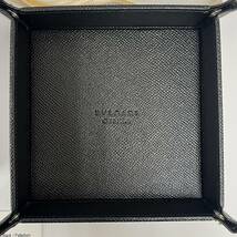 #13632 【美品】BVLGARI GINZA/ブルガリ　銀座　2002 Limited　レザートレイ　小物ケース　オシャレ　ブランド　箱・付属品有_画像2