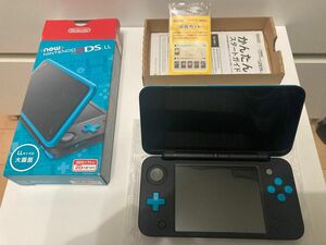 【動作確認済初期化済】Newニンテンドー2DS LL ブラック×ターコイズ