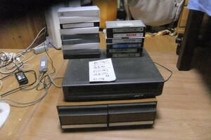再生OK】SHARP シャープ VC-HF10 VHS ビデオデッキ　リモコン無し　VHSケース付　映画VHS　6本　生テープVHS　9本付