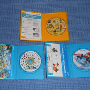 マリオ関連WiiUソフト３本セット New(ニュー)スーパーマリオブラザーズU マリオカート８ スーパーマリオメーカー 限定仕様ブックレット付きの画像3