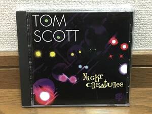 Tom Scott / Night Creatures スムースジャズ ジャズファンク 傑作 輸入盤(US盤 品番:GRD-9803) Robben Ford / JT Taylor / Maysa Leak 