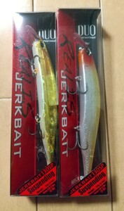 ★新品★DUO デュオ REALIS JERKBAIT 130SP レアリス ジャークベイト130SP“サスペンド”ミノー LGクラウン、潮来グリーンゴールド