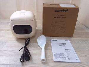 4012PS24【未使用】COMFEE’ 炊飯器 2合 一人暮らし マイコン式 炊きたて 小型炊飯器 炊飯ジャー MB-FB12X1 ベージュ色