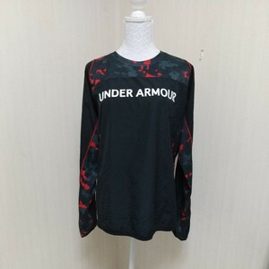 アンダーアーマー UNDER ARMOUR Tシャツ 長袖 スポーツ ブラック メンズ LG