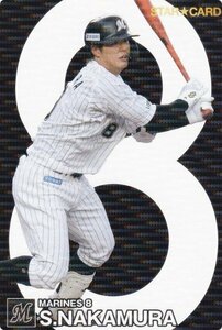 S-15　中村　奨吾（ロッテ）◆プロ野球チップス　2024　第１弾◆スターカード