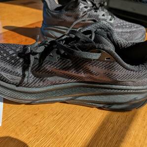 HOKA ONE ONE CLIFTON 9 WIDE 26.5cm BBLC ホカオネオネ クリフトン 9 ワイド 26.5cm ブラック×ブラック メンズ の画像2