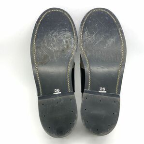 【24019】REGAL リーガル サドルオックスフォード 2051N ブラックソーテル BST サドルシューズ 26㎝ 箱 靴 メンズ 中古品 梱包80サイズの画像6