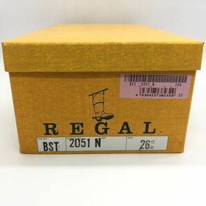 【24019】REGAL リーガル サドルオックスフォード 2051N ブラックソーテル BST サドルシューズ 26㎝ 箱 靴 メンズ 中古品 梱包80サイズの画像10