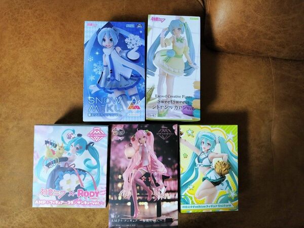 （まとめ売り）初音ミク フィギュア 5個セット