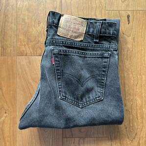 90'S LEVIS アメリカ製 505 デニム ブラック W33L32 USA製 VINTAGE ヴィンテージ リーバイス Levi’sの画像2