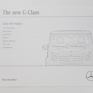 ベンツ ニュー Gクラス ゲレンデ カタログ / 2018年1月 / Mercedes-Benz The new G-Classの画像5