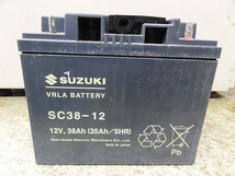 セニアカー用 中古ディープサイクルバッテリーSC38-12 A558 12.7V 510CCA_画像3