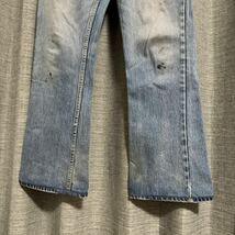 70s 80s Levi's 646 USA製 ヴィンテージ ベルボトム デニムパンツ ブーツカット リーバイス デニム インディゴ usa vintage ジーンズ W74cm_画像3