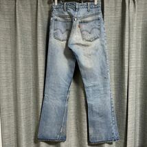 70s 80s Levi's 646 USA製 ヴィンテージ ベルボトム デニムパンツ ブーツカット リーバイス デニム インディゴ usa vintage ジーンズ W74cm_画像6