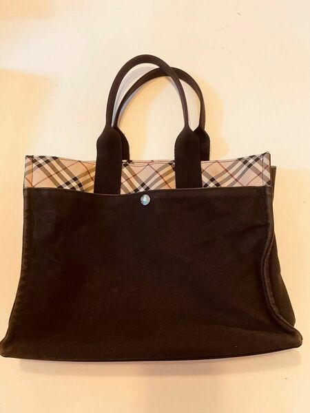 【美品！】BURBERRY ブルーレーベル キャンバス ハンドバッグ