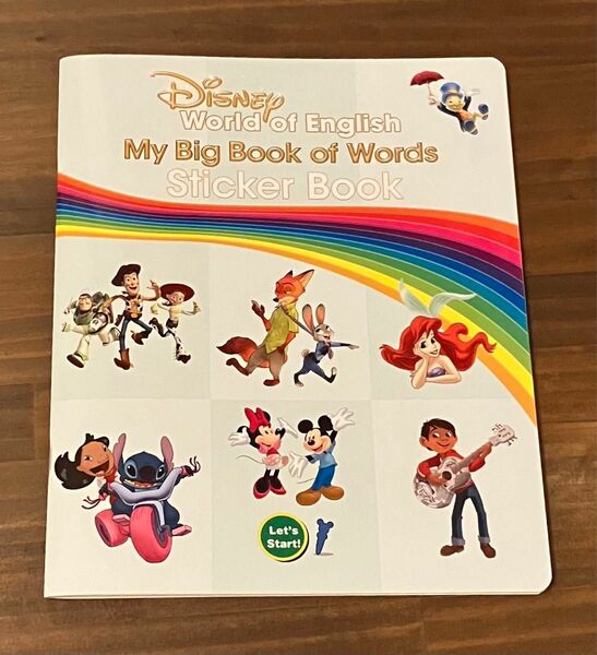 美品　My Big book of Words ディズニー英語システム　