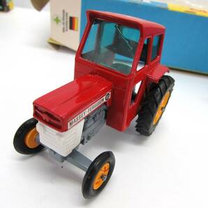 1円～ 美品 MATCHBOX マッチボックス キングサイズ K-3 massey FERGUSON マッセイ ファーガソン トラクター トレーラー ミニカー レトロの画像3