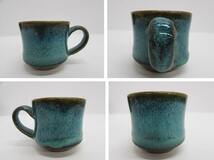 小樽焼 カップ＆ソーサー 碗皿 5客セット コーヒーカップ ティーカップ 茶器 洋食器 陶器製 _画像2
