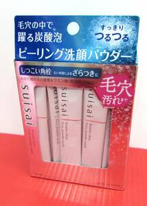  unused unopened suisai suisai view ti clear peeling powder woshu1 batch (1g)×32. face-washing composition foam peeling face-washing powder 