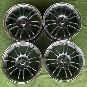 PIAA Racing FR-7 モノブラック 軽量 17×7.5J PCD 100 +48 5H 4本