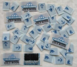 P14* marine * yacht *.* embroidery tag 2 kind - total 44 piece 