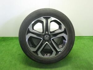 ★ヴェゼル ハイブリッド Z RU3★1本 215/55R17 ホンダ 純正 アルミ 114.3 5H 64mm 17インチ 7J +55 中古 タイヤ ホイール