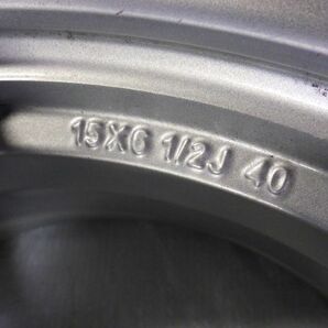 ★プリウス S ZVW50★1本 195/65R15 トヨタ 純正 アルミ 100 5H 54mm 15インチ 6.5J +40 中古 タイヤ ホイールの画像3