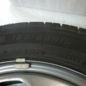 ★ハスラー G MR31S★1本 165/60R15 スズキ 純正 スチール 100 4H 54mm 15インチ 4.5J 中古 タイヤ ホイール 鉄チンの画像4