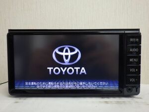 ☆2017年 ★トヨタ 純正ナビ デンソー 7インチ ★NSCD-W66 Bluetooth ワンセグ CD SD ラジオ AUX 中古 ナビ