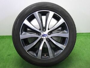 ★エクシーガ 2.5I YAM★1本 215/50R17 スバル 純正 アルミ 100 5H 56mm 17インチ 7J +48 中古 タイヤ ホイール