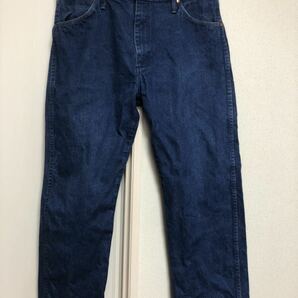 90s00sヴィンテージ MADE IN MEXICOメキシコ製Wrangler ラングラー13MWZPWデニム パンツW38実測W93cmL70cmの画像4