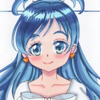 Illustration dessinée à la main Pretty Cure Cure Blanc, des bandes dessinées, produits d'anime, illustration dessinée à la main
