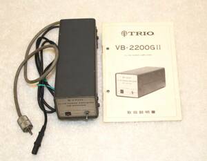 TRIO トリオ VB-2200GⅡ 2m FM POWER AMP 無線機 パワ-アンプ 10Wブースター