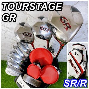 【良品】TOURSTAGE GR ツアーステージ メンズゴルフセット