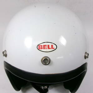 Sシェル 最初期! 70s BELL R-T ジェットヘルメット 6 3/4 目深加工済み Ｍ ★ 70年代 BELL 500TX RT TOPTEX MAGNUM SHORTY MOTO3 ショベルの画像7