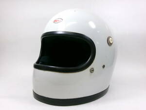  the first period! BELL STAR full-face helmet white 7 1/4 eyes deep has processed ... period * 70 period bell Star 500TX R-T group hell CB750 Z750 KZ1000 MK2