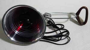 * table lamp clip type light * in dust real site work floodlight red 