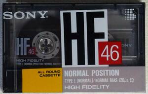 ◆カセットテープ ソニー HF46・8巻組◆古家電 未使用 ノーマル