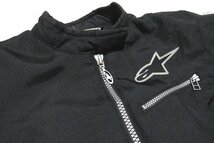 z11688:alpinestars（アルパインスターズ）ライディングジャケット/黒灰/S/US古着_画像4