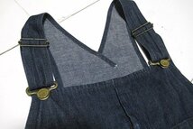 z11706:WEST RIDE(ウエストライド)CYCLE OVERALLS サイクルオーバーオール デニム/紺/XL_画像3