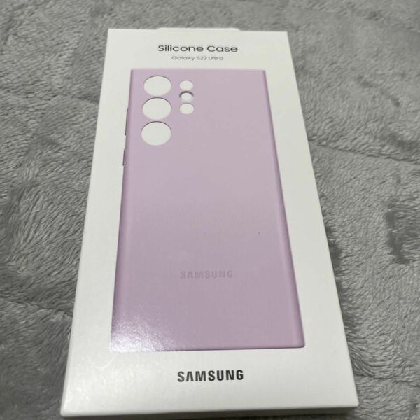 サムスン Galaxy S23 Ultra (SC-52D/SCG20) 用 Silicone Case (Lavender) 