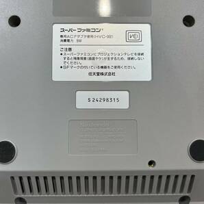 【未使用品】スーパーファミコン 本体・コントローラ2台セット SHVC-001 SHVC-005 動作未確認 ゲーム機 任天堂 Nintendoの画像6