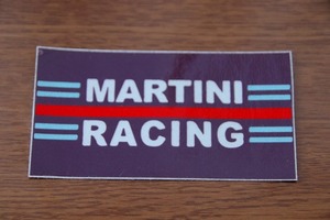 MARTINI RACING　マルティーニレーシング　ステッカー　96ミリ×50ミリ