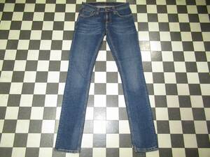 ★Nudie Jeans/ヌーディージーンズ★良品　Tight Long John　26×32　ストレッチスキニージーンズ