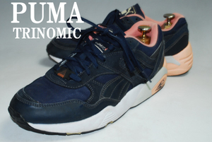 ◆DSC6275◆驚愕の1555円～完全売り切り！プーマ/PUMA/26.5㎝/ロー/紺/トリノミック・圧巻の存在感！ストリートで注目の１足！