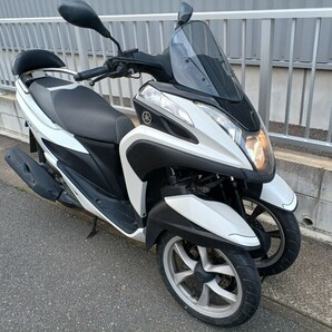 福岡県発 実働！ ヤマハ  トリシティ125  SE82J  走行距離表示4,920km  社外タンデムバーの画像1